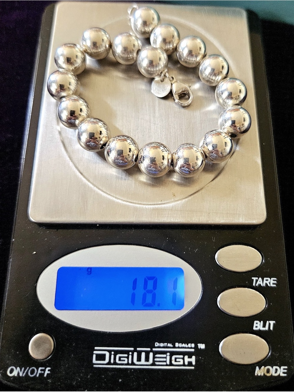 Tiffany & Co. Sterling Bead Bracelet - Silver - Picture 7 of 9